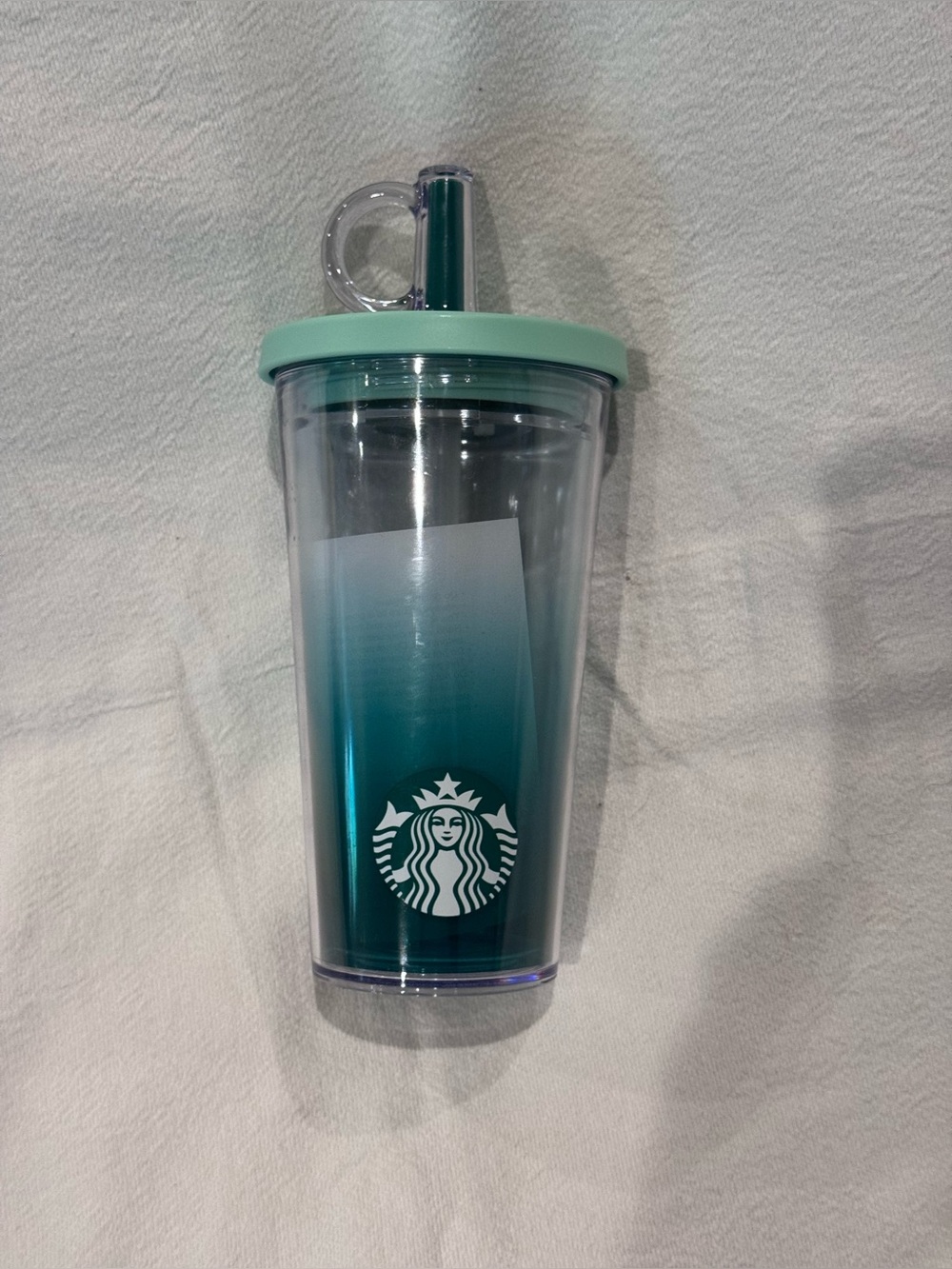 New W Tags Starbucks Cold Cup Road Trip Collection 16oz Green Gradient Tumbler
